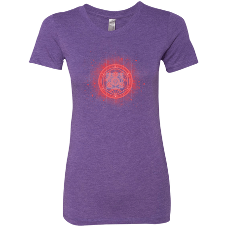 T-Shirts Purple Rush / Small Human Transmutation Circle Women's Triblend T-Shirt