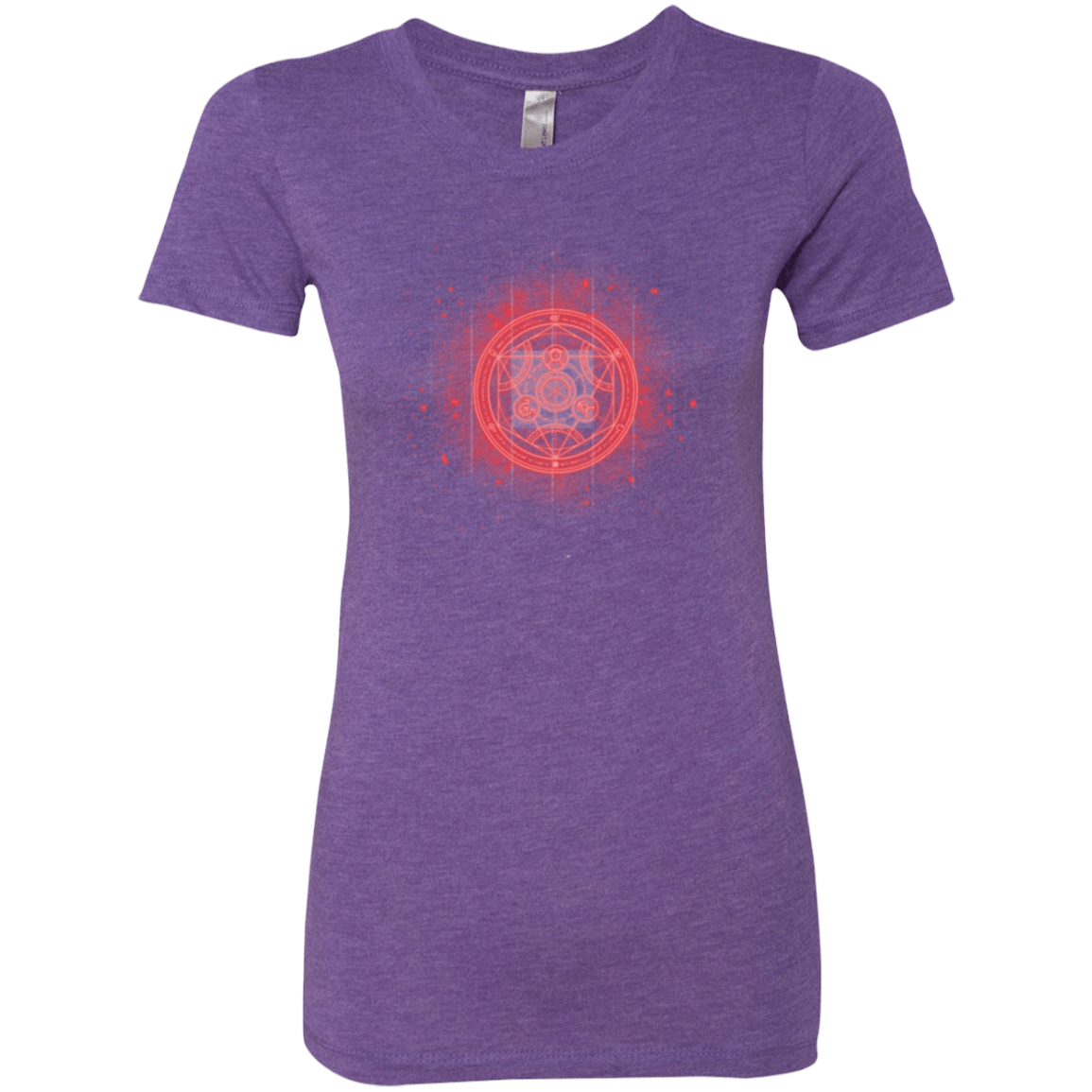 T-Shirts Purple Rush / Small Human Transmutation Circle Women's Triblend T-Shirt