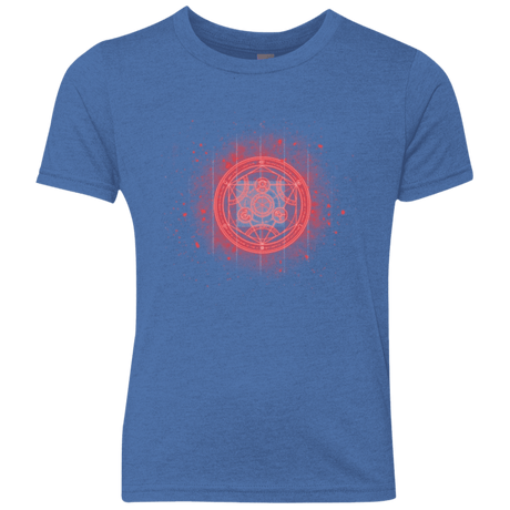 T-Shirts Vintage Royal / YXS Human Transmutation Circle Youth Triblend T-Shirt