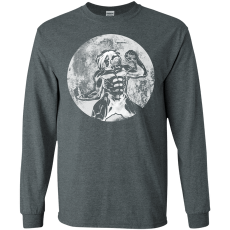 T-Shirts Dark Heather / S Humans Strength Men's Long Sleeve T-Shirt