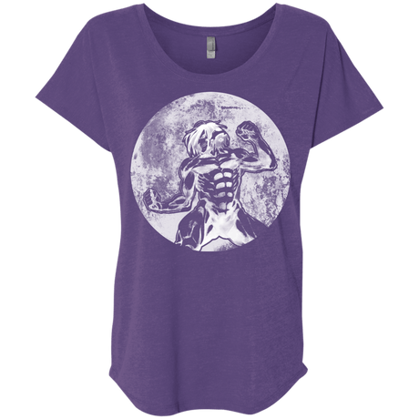 T-Shirts Purple Rush / X-Small Humans Strength Triblend Dolman Sleeve