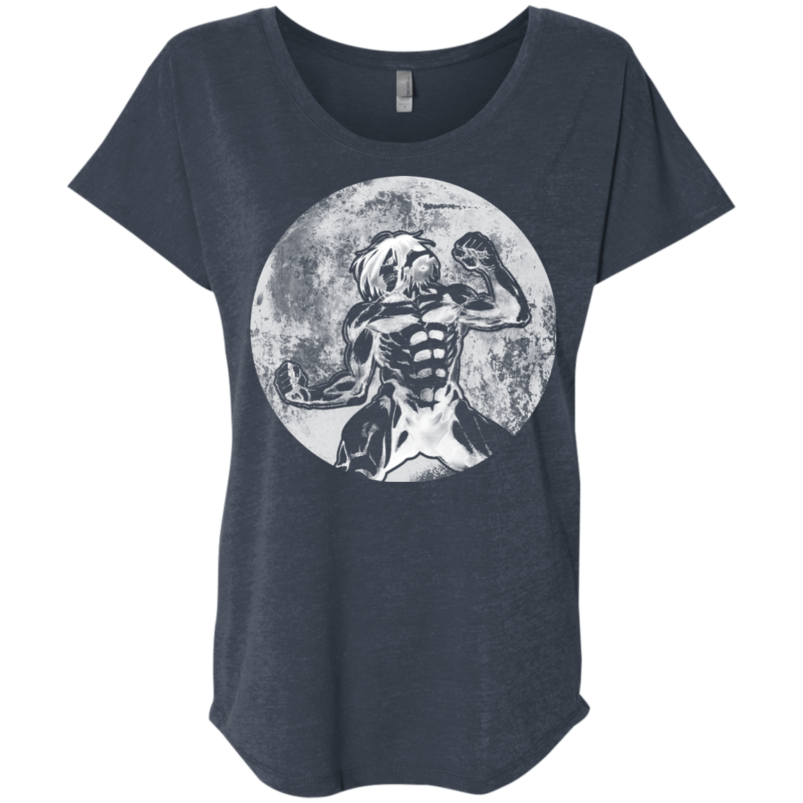 T-Shirts Vintage Navy / X-Small Humans Strength Triblend Dolman Sleeve