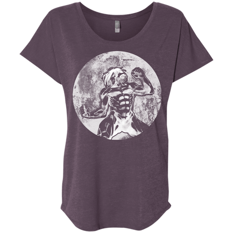 T-Shirts Vintage Purple / X-Small Humans Strength Triblend Dolman Sleeve