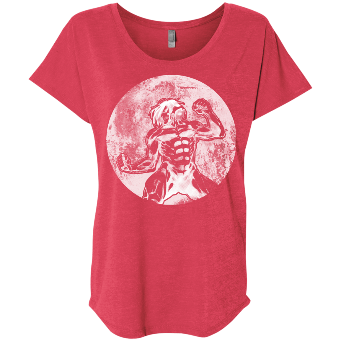 T-Shirts Vintage Red / X-Small Humans Strength Triblend Dolman Sleeve