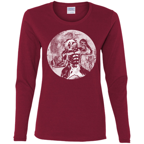 T-Shirts Cardinal / S Humans Strength Women's Long Sleeve T-Shirt