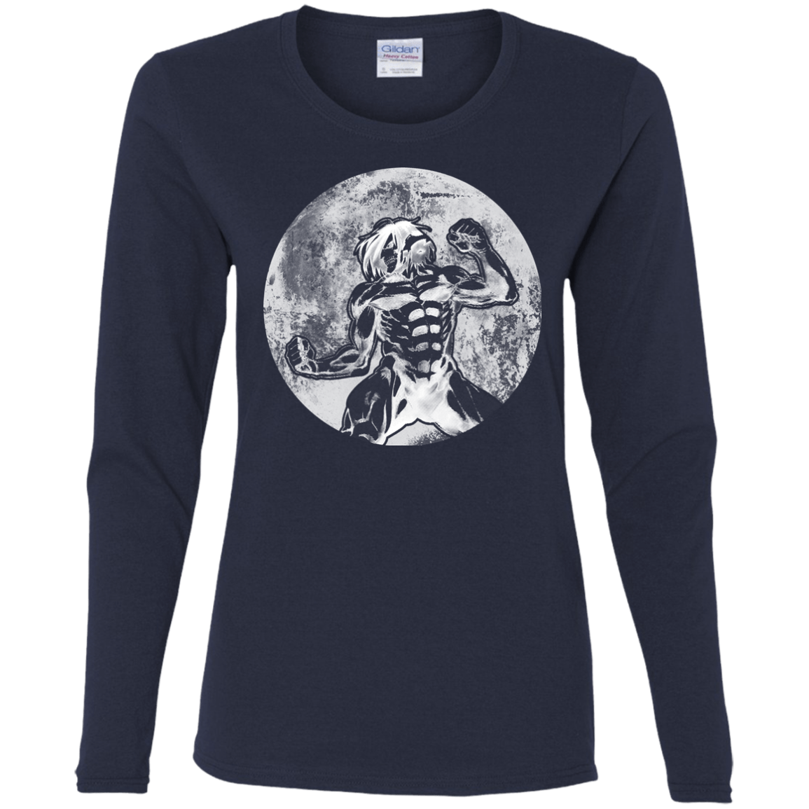 T-Shirts Navy / S Humans Strength Women's Long Sleeve T-Shirt