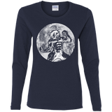 T-Shirts Navy / S Humans Strength Women's Long Sleeve T-Shirt