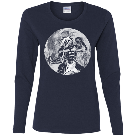 T-Shirts Navy / S Humans Strength Women's Long Sleeve T-Shirt