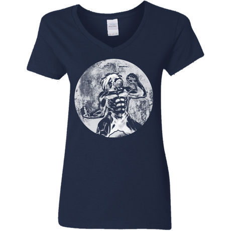 T-Shirts Navy / S Humans Strength Women's V-Neck T-Shirt