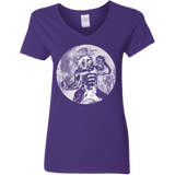 T-Shirts Purple / S Humans Strength Women's V-Neck T-Shirt