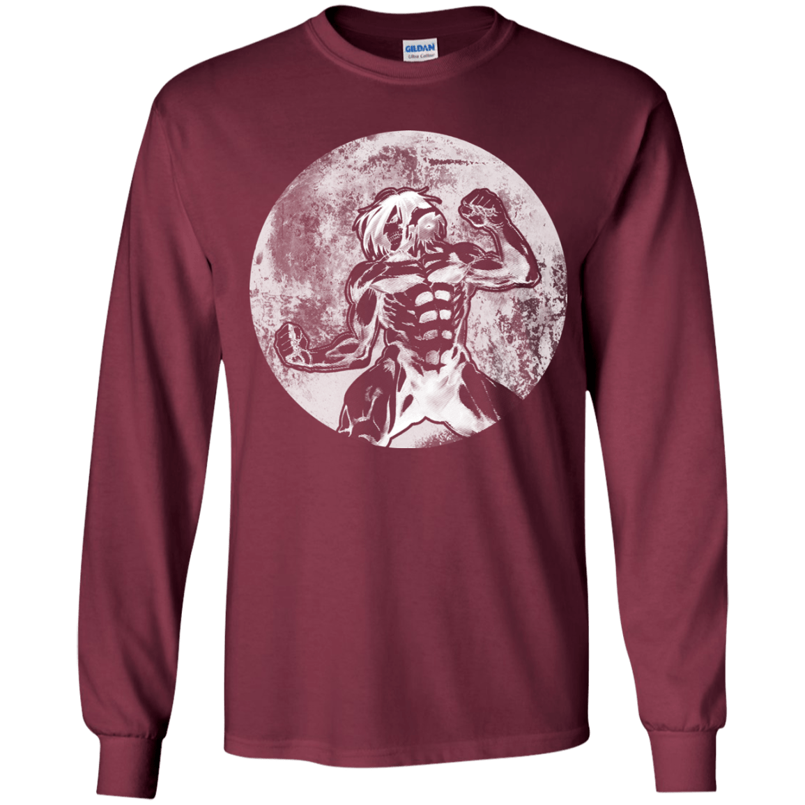 T-Shirts Maroon / YS Humans Strength Youth Long Sleeve T-Shirt