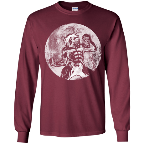 T-Shirts Maroon / YS Humans Strength Youth Long Sleeve T-Shirt