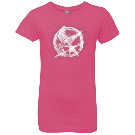 T-Shirts Hot Pink / YXS Hunger Games Smoke Girls Premium T-Shirt