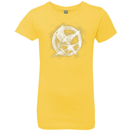 T-Shirts Vibrant Yellow / YXS Hunger Games Smoke Girls Premium T-Shirt