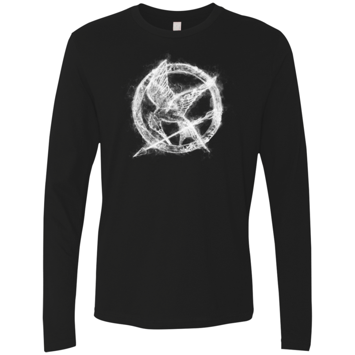 T-Shirts Black / Small Hunger Games Smoke Men's Premium Long Sleeve
