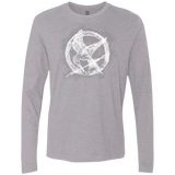 T-Shirts Heather Grey / Small Hunger Games Smoke Men's Premium Long Sleeve