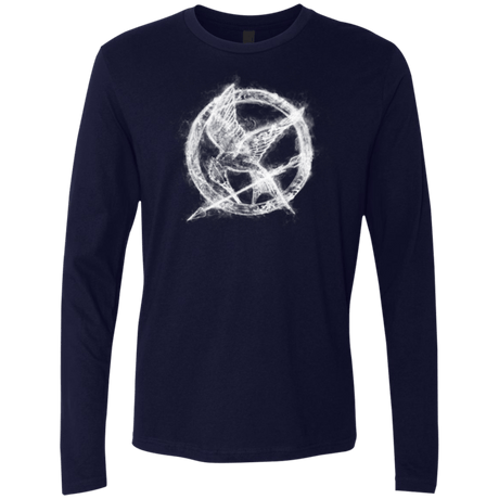 T-Shirts Midnight Navy / Small Hunger Games Smoke Men's Premium Long Sleeve