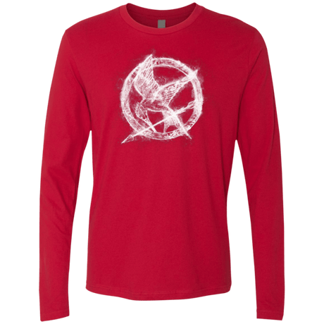 T-Shirts Red / Small Hunger Games Smoke Men's Premium Long Sleeve