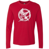 T-Shirts Red / Small Hunger Games Smoke Men's Premium Long Sleeve