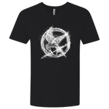 T-Shirts Black / X-Small Hunger Games Smoke Men's Premium V-Neck
