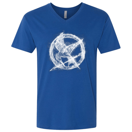 T-Shirts Royal / X-Small Hunger Games Smoke Men's Premium V-Neck