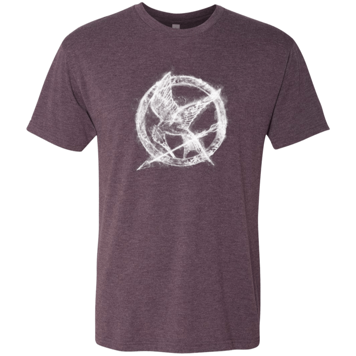 T-Shirts Vintage Purple / Small Hunger Games Smoke Men's Triblend T-Shirt