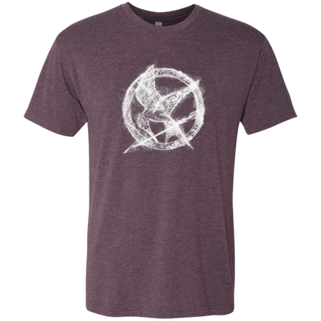 T-Shirts Vintage Purple / Small Hunger Games Smoke Men's Triblend T-Shirt