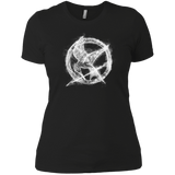 T-Shirts Black / X-Small Hunger Games Smoke Women's Premium T-Shirt
