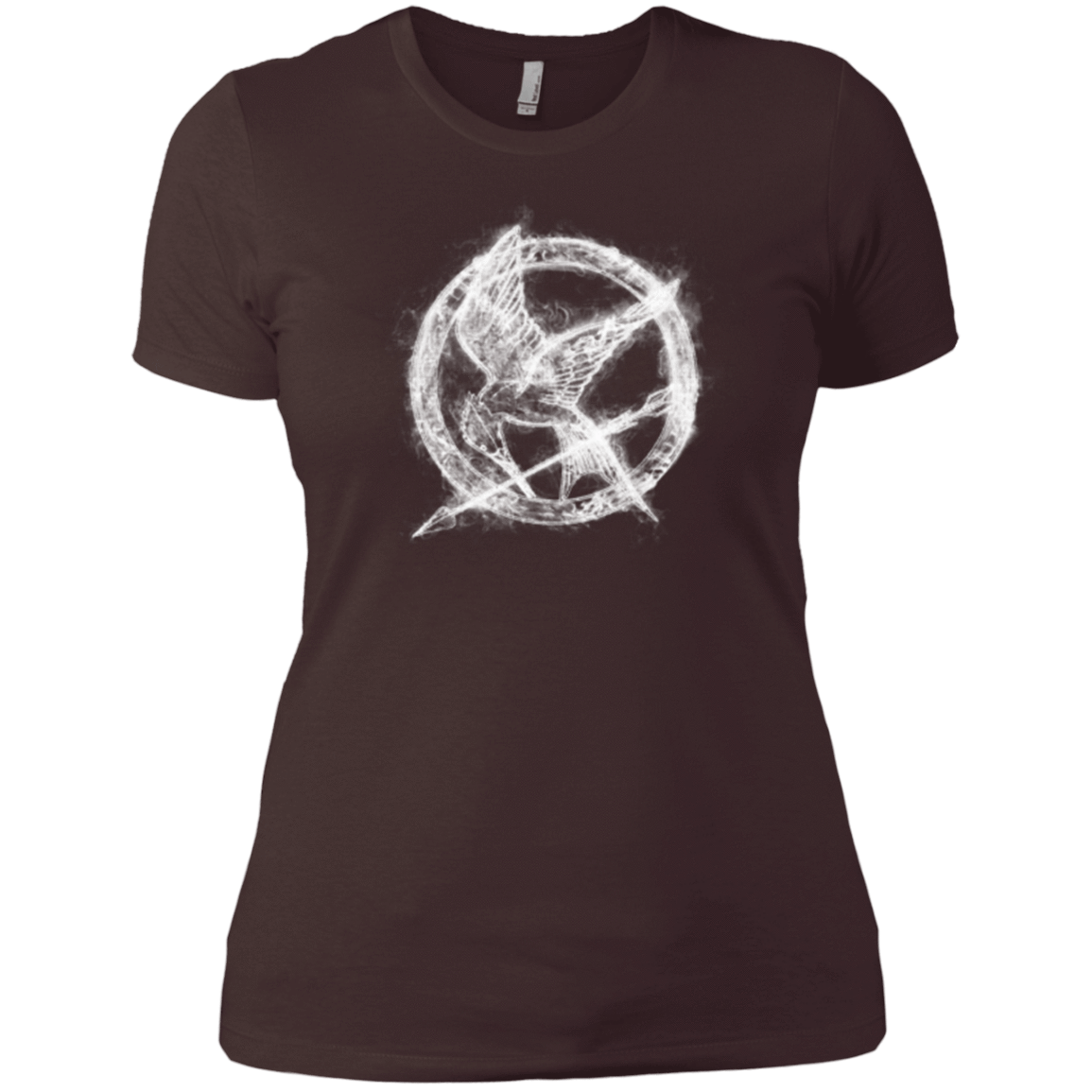 T-Shirts Dark Chocolate / X-Small Hunger Games Smoke Women's Premium T-Shirt