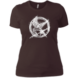 T-Shirts Dark Chocolate / X-Small Hunger Games Smoke Women's Premium T-Shirt