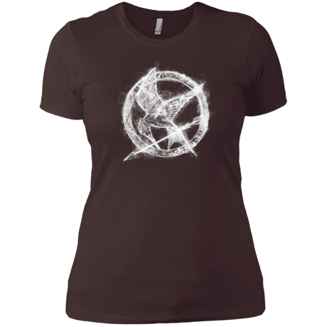 T-Shirts Dark Chocolate / X-Small Hunger Games Smoke Women's Premium T-Shirt