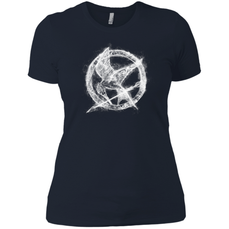 T-Shirts Midnight Navy / X-Small Hunger Games Smoke Women's Premium T-Shirt