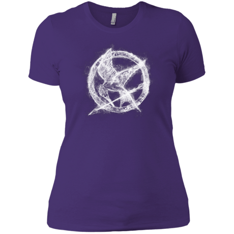 T-Shirts Purple / X-Small Hunger Games Smoke Women's Premium T-Shirt