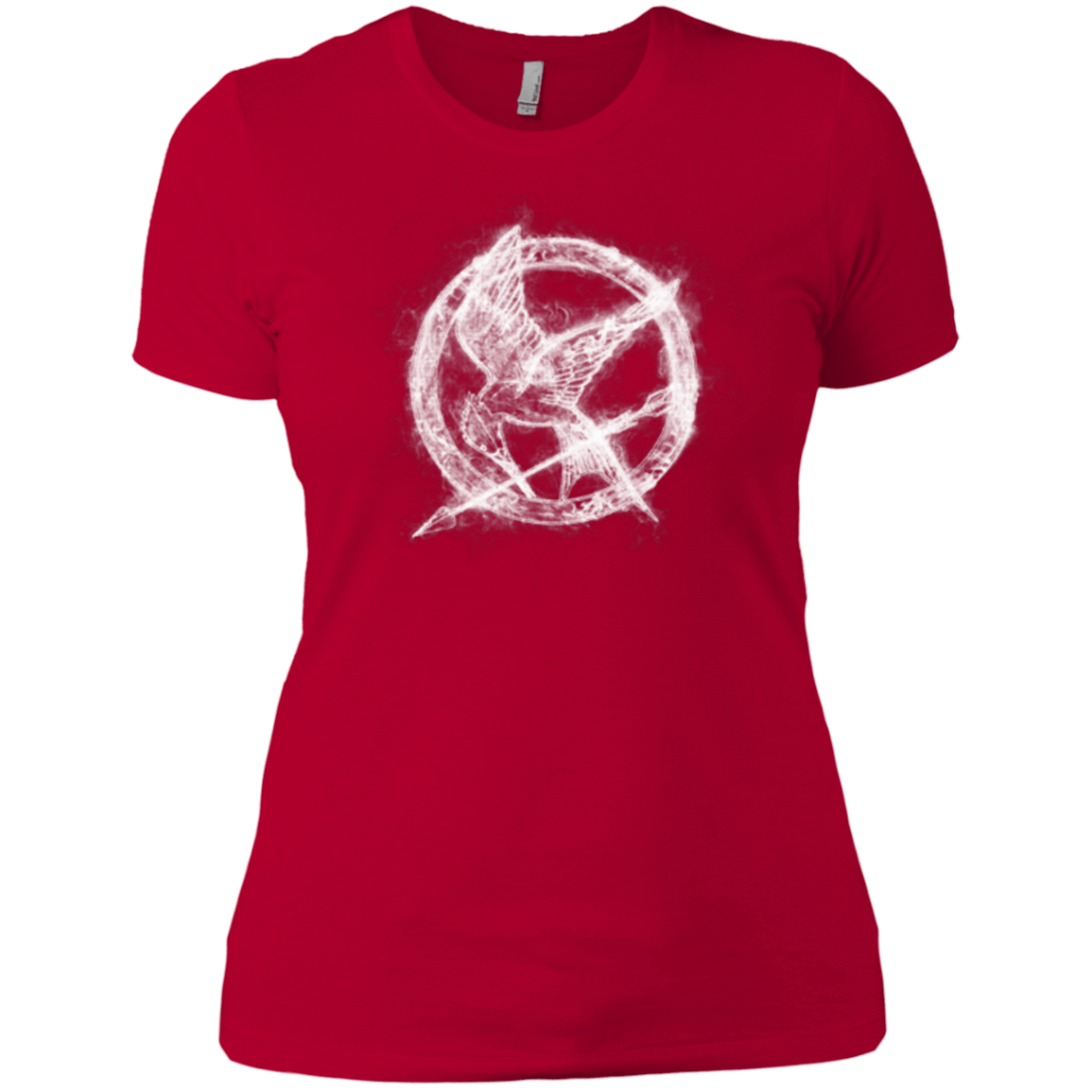 T-Shirts Red / X-Small Hunger Games Smoke Women's Premium T-Shirt