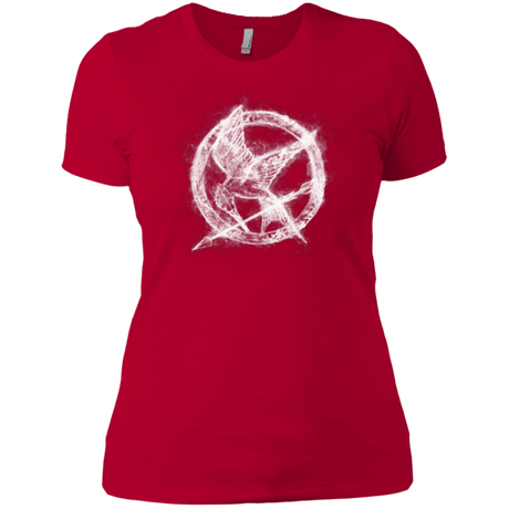 T-Shirts Red / X-Small Hunger Games Smoke Women's Premium T-Shirt