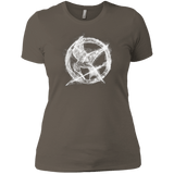 T-Shirts Warm Grey / X-Small Hunger Games Smoke Women's Premium T-Shirt