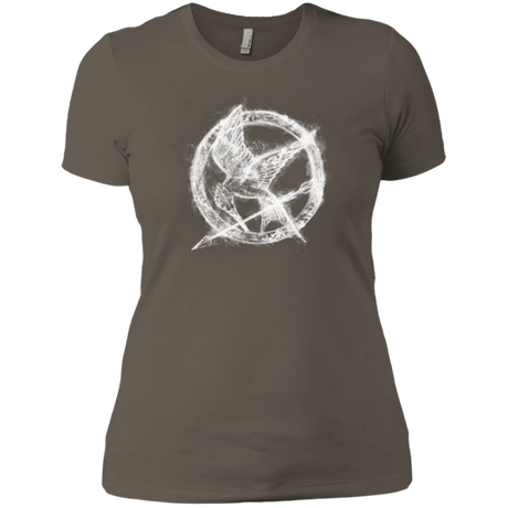 T-Shirts Warm Grey / X-Small Hunger Games Smoke Women's Premium T-Shirt