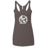 T-Shirts Macchiato / X-Small Hunger Games Smoke Women's Triblend Racerback Tank