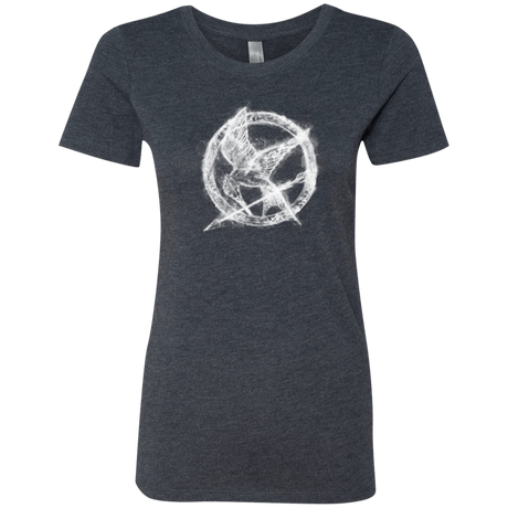 T-Shirts Vintage Navy / Small Hunger Games Smoke Women's Triblend T-Shirt
