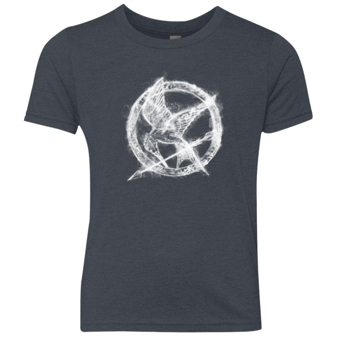 T-Shirts Vintage Navy / YXS Hunger Games Smoke Youth Triblend T-Shirt