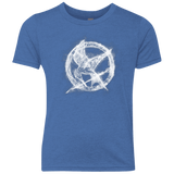 T-Shirts Vintage Royal / YXS Hunger Games Smoke Youth Triblend T-Shirt