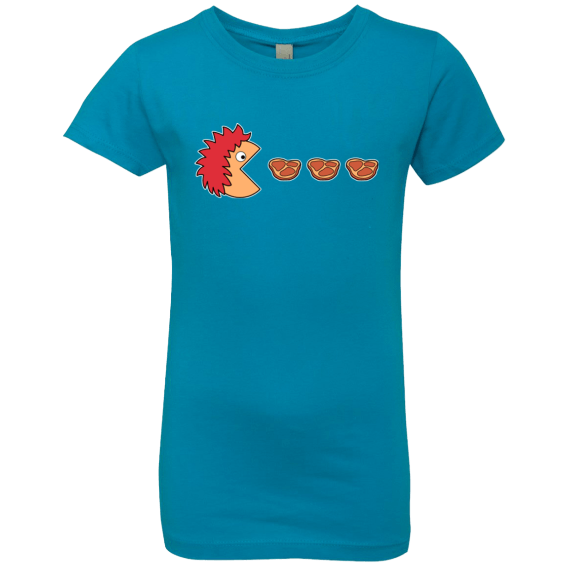 T-Shirts Turquoise / YXS Hungry for ham Girls Premium T-Shirt