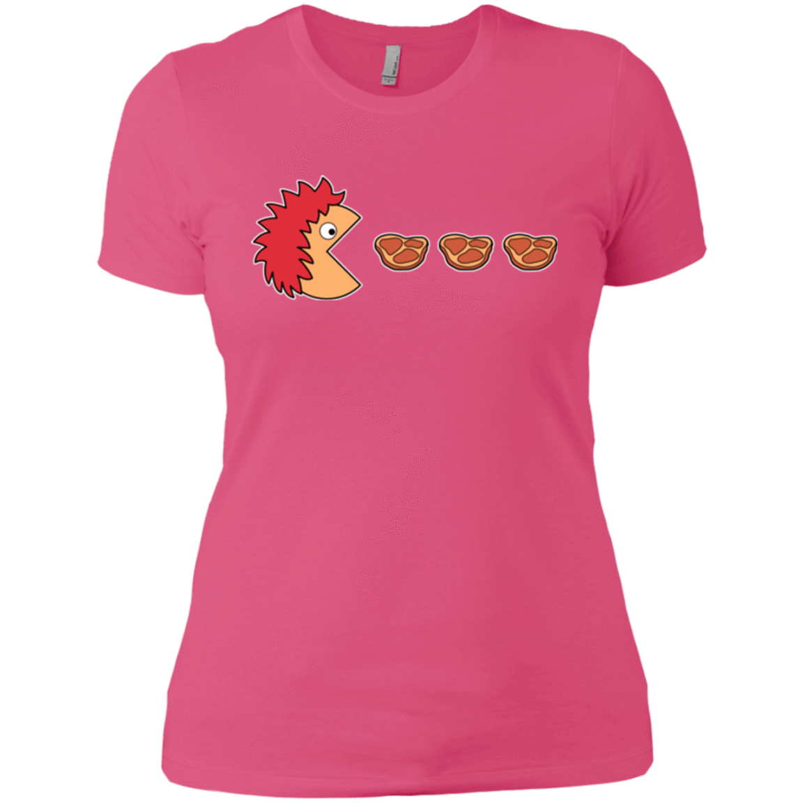 T-Shirts Hot Pink / X-Small Hungry for ham Women's Premium T-Shirt