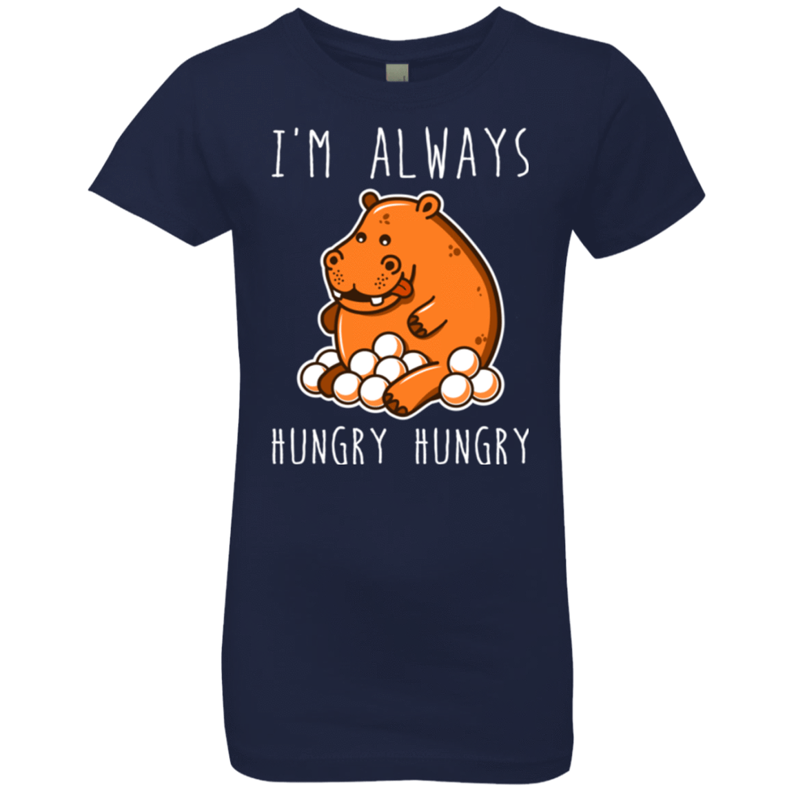 T-Shirts Midnight Navy / YXS Hungry Hungry Girls Premium T-Shirt