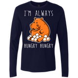 T-Shirts Midnight Navy / Small Hungry Hungry Men's Premium Long Sleeve