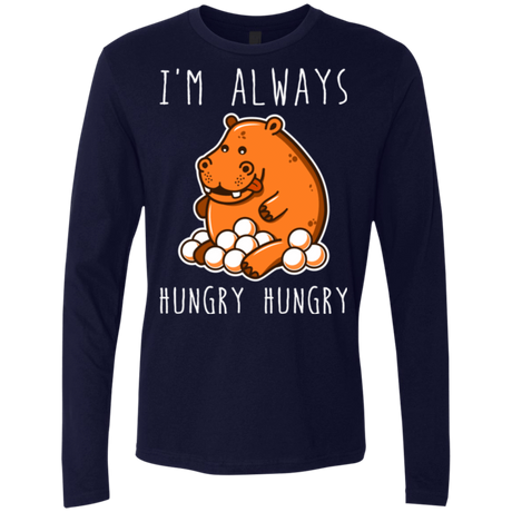 T-Shirts Midnight Navy / Small Hungry Hungry Men's Premium Long Sleeve