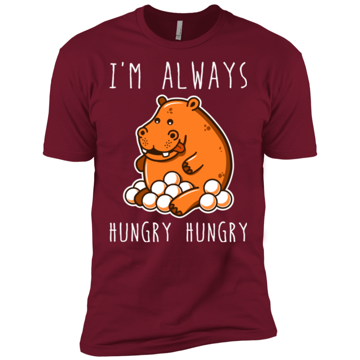 T-Shirts Cardinal / X-Small Hungry Hungry Men's Premium T-Shirt