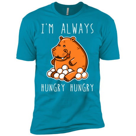 T-Shirts Turquoise / X-Small Hungry Hungry Men's Premium T-Shirt