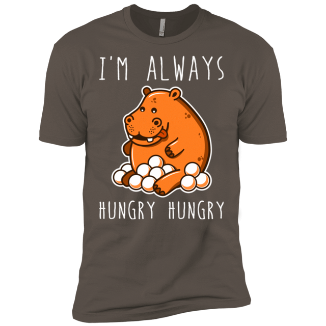 T-Shirts Warm Grey / X-Small Hungry Hungry Men's Premium T-Shirt