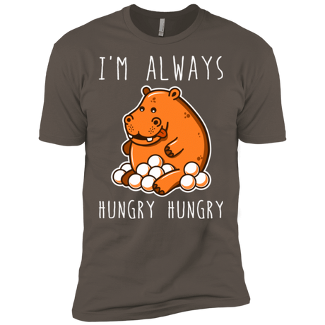 T-Shirts Warm Grey / X-Small Hungry Hungry Men's Premium T-Shirt